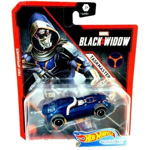 Marvel Hot Wheels Ms Marvel/Taskmaster Black Widow Movie Character Cars Set 2